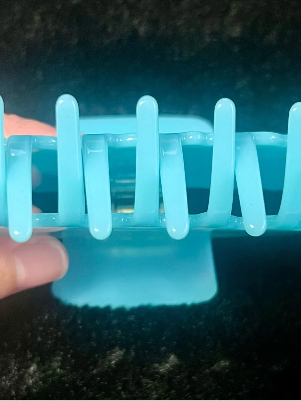 Blue Hawaiian Quilt Hair Claw Clip, Brand New
